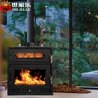 Cheminée à bois avec four Poêle à bois