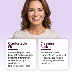 Kit <span class=keywords><strong>de</strong></span> modification <span class=keywords><strong>de</strong></span> prothèse dentaire Feimuko : s'adapte au contour des gencives, confortable à porter, kit <span class=keywords><strong>de</strong></span> soins dentaires portable - Product Image 3