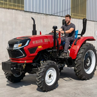 Tracteur agricole multifonctionnel 4x4 de 50 ch avec chargeur frontal et accessoires en option