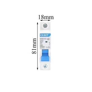 Disjoncteur MCB miniature sur rail DIN CHINT NXB-63 63A - Product Image 2