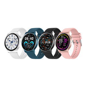Pas cher rond BT appel montre intelligente KR08 avec véritable test de fréquence cardiaque dafit APP 230 longue durée de vie de la batterie <span class=keywords><strong>ladt</strong></span> bracelet smartwatch PK KC08 - Product Image 4