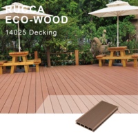 RUCCA Extérieur Teck Synthétique 140*25MM Terrasse Bois Plastique Composite Lisse Techniques Prix Concurrentiel