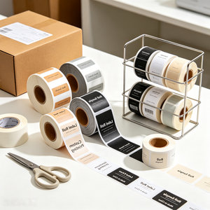 Étiquettes adhésives personnalisées en feuille A4, impression numérique, marquage de produits, autocollants ronds imperméables, papier kraft résistant - Product Image 5