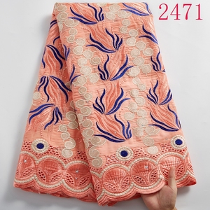 Tissu africain en dentelle sèche pour robe de mariée, Voile suisse, fabrication de dentelle, matériau africain, de haute qualité, <span class=keywords><strong>2021</strong></span>, 2471 - Product Image 3