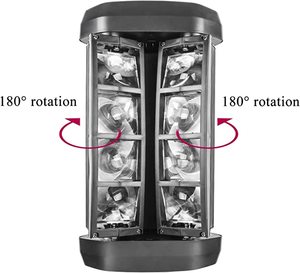 Panneau matriciel LED à activation sonore, blanc chaud, en alliage d'aluminium, RGBW, dimmable, IP33, installation suspendue, prise européenne standard, stable - Product Image 3