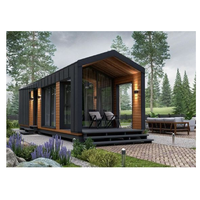 Villa moderne de luxe petites maisons maison préfabriquée mobile extensible avec salle de bain
