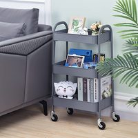 Étagères de rangement pliables multi-niveaux pour fruits et légumes, sans vis d'installation, en acier, 3 niveaux, pour la cuisine