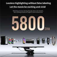 Projecteur laser triple 4K C5 Master 5800 CVIA Lumens avec cardan intégré, projecteur de cinéma maison intelligent, projecteur de jeu 4K 3D