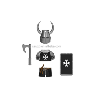 Chevaliers teutoniques Hospitalier Mini figurines soldats médiévaux bloc de construction jouets pour enfants en matériau ABS DT8901 - Product Image 4