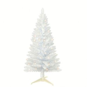 Sapin de Noël artificiel de luxe pré-éclairé de 1,2 m avec étoile, en PET vibrant, décoration moderne pour les fêtes, idéal pour la maison, l'hôtel et le commerce de détail - Product Image 1
