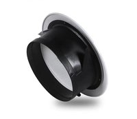 Grille de ventilation réglable en plastique avec trous d'aération pour plafond et mur, idéale pour les systèmes d'extraction de bureau, cuisine et salle de bain