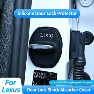 Protector de Cerradura de Puerta de Gel de Sílice Hesheng, Amortiguador para ES/RX/NX/UX, Impermeable, Antioxidante, Fácil Instalación, Accesorios para Auto - Product Image 2