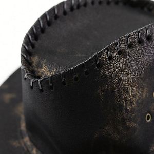 2025 2026 Spring Summer Autumn Solid Color Vegan Suede Cowboy <b>Hat</b> Beach Travelling Fedora <b>Hat</b> <b>for</b> Women Men Sun Shade - Product Image 5