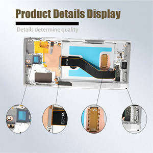 Conjunto de convertidor Digital de repuesto de marco de pantalla táctil OLED alto para Samsung para modelos compatibles con Galaxy Note10plus - Product Image 3