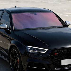 Película de Tinte para Ventanas Laterales de Auto, Color Camaleón Morado Emperador, Lámina para Ventanas Laterales, Cambio de Color, Adhesivo Solar con Protección UV - Product Image 6