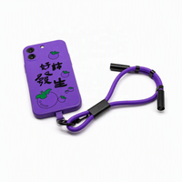 Cordon de poignet 2-en-1 tressé anti-perte pour téléphone portable, câble de données Type-C à charge rapide PD 60W pour iPhone 15, 17, 18