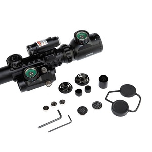 Cannocchiale <span class=keywords><strong>C3</strong></span>-9x40 con Laser Rosso e Mini Mirino a Punto Rosso, Impermeabile e Antiurto per Caccia e Sport all'Aperto - Product Image 6