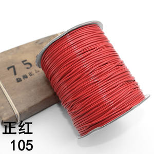 En gros 38 Couleurs Multi Tailles Polyester Tressé Corde Cirée Cordon DIY Macramé Fabrication De Bijoux Fils Directement De L'usine - Product Image 5