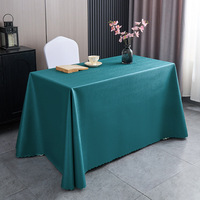 Abwischbare Rutschfeste Kunstleder-Tischdecke Hitzebeständige Fleckenabweisende PU-Tischdecke mit Flanell-Rückseite