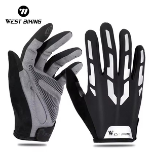 WEST BIKING Sports de plein air Gants et mitaines de vélo élégants sur mesure Respirants Gants de vélo à doigts complets pour le cyclisme - Product Image 1