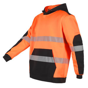 Sudadera con Capucha Reflectante para Hombre Hv007, de Poliéster Grueso, para Trabajo al Aire Libre en Otoño, Tipo Dividido, para Hombres de Mediana Edad - Product Image 2