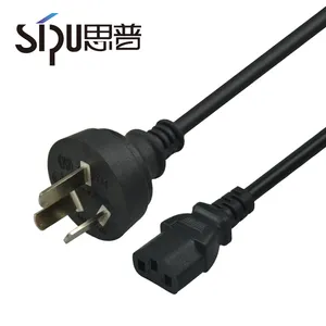 SIPU power supply cord cable 220v power cords for laptops EU/AU/UK/US ac power cord