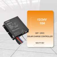Régulateur solaire MPPT Lumiax 10A 12V 24V IP67 130/260W Puissance PV maximale Haute efficacité solaire