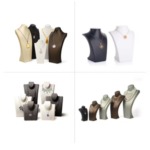 Présentoirs à bijoux en résine sur mesure de plusieurs tailles pour colliers, bustes à bijoux pour vitrine - Product Image 2