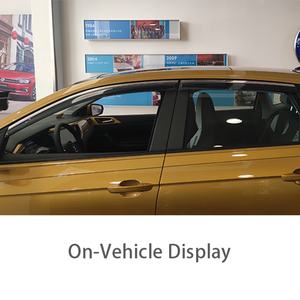 Pare-soleil de fenêtre de voiture pour Polo Plus 2019+, Berline 2015-2020, Polo Hatchback 2011-2018 - Déflecteur de vent, de pluie et de soleil moulé par injection de qualité supérieure - Product Image 2