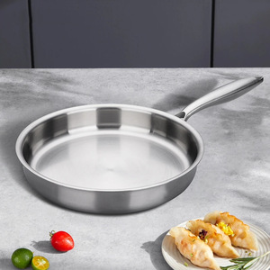 กระทะสแตนเลส 304 แบบไม่ติดกระทะ ห้าชั้น สำหรับทำแพนเค้ก สเต็ก ใช้กับเตาแม่เหล็กไฟฟ้าได้ ดีต่อสุขภาพ - Product Image 4