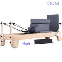 Reformadores de Pilates de Grado Clínico, Reformer de Pilates de Madera de Arce para una Alineación Biomecánica Precisa y Facilitación Neuromuscular en Rehabilitación
