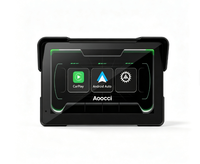 AOOCCI C7 TPMS Moto CarPlay 7 pouces sans fil Android Auto Navigation Écran étanche 700 Nits avec caméra de recul