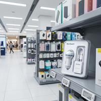 Emballage de vente au détail personnalisé en blister pour allume-cigare de voiture, blister transparent en PET pour accessoires électroniques automobiles