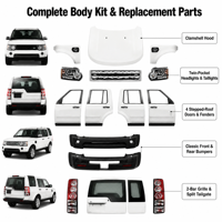Nouveau kit carrosserie OE pour Discovery 4 LR4 L319 – Pare-chocs avant et arrière, capot à clapet, calandre – Remplacement direct