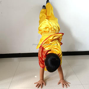 중국 전통 편안한 어린이 우슈 의상 유니폼 타이치 유니폼 - Product Image 3