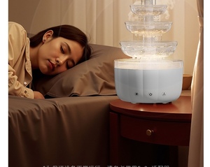 2. Raindrop Fountain Aroma Humidifier, 500ml, 7 Color Light, Remote Control, 1-Year Warranty, for Bedroom & Office - Product Image 5