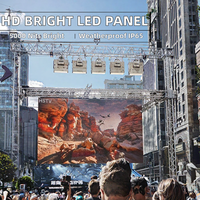 Écran LED P3.91 P4.81 500 x 500 mm, haute luminosité, panneau HD pour location événementielle, scène, église