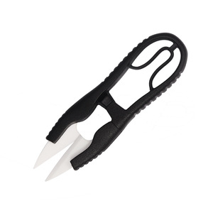 Ceramic U-shaped scissors, fishing scissors, yarn shears, fishing line <b>trimmers</b>, anti-static scissors, corrosion-resistant - Product Image 5