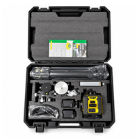 Kit de niveau laser auto-nivelant vert à 16 lignes pour une utilisation en intérieur et en extérieur avec trépied de 1 m