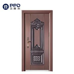 Phipulo Latest Design Hot Sale High Quality Newest Style Cheap Price Main Iron Gate Design Security Steel Door