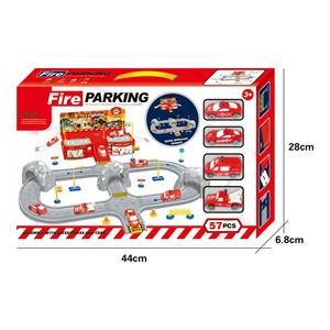Voiture de police en plastique pour enfants kit de jouets de <span class=keywords><strong>parking</strong></span> d'ingénierie de lutte contre l'incendie jouets de piste pour enfants jouets de voiture pour garçon vente en gros - Product Image 5