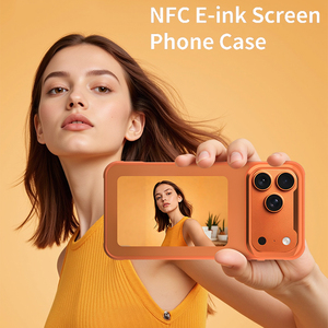 Étui intelligent amélioré avec écran E-Ink HD, <span class=keywords><strong>transfert</strong></span> d'image personnalisé NFC, coque de téléphone durable anti-chute pour <span class=keywords><strong>iPhone</strong></span> 17 16 15 Pro Max - Product Image 1