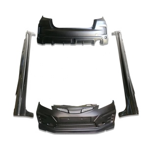 New ABS Material <b>Car</b> Bumper Kits Assembly Front Bumper Kit 2 Generation for Fit 2011-2013 RS Style Screw-On Side Skirts Rear - Product Image 6