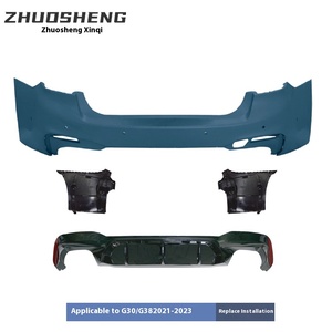 Kit de Carrocería para Serie 5 G30G38, Nuevo, Conjunto de Parachoques Delantero y Trasero con Barra Lateral Grande, Modificación Lateral M5 ZS-0000 - Product Image 3