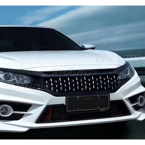 Kit carrosserie pour Honda Civic 2016-2019, calandre de pare-chocs, grilles de course, garniture décorative, calandre avant, pièce extérieure - Product Image 3