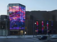 Écran de carrelage modulaire pour piste de danse Panneau mural extérieur interactif SMD Digital LED pour aéroport/exposition/affichage LED de détail