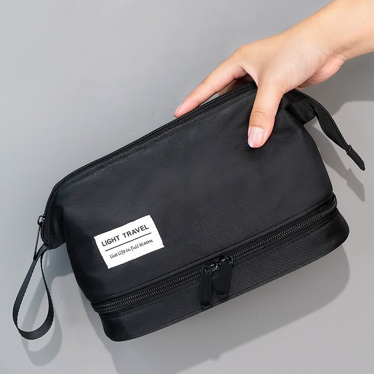 Wholesale Portable for Travel Men's Grooming Bag Wet Separation Durable Large Capacity Toiletries Storage Bag Makeup Bag
