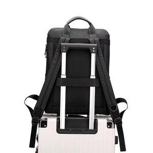 Sac à dos pour ordinateur portable unisexe de haute qualité en Oxford avec logo personnalisé, géométrique, USB, imperméable, antivol, pour les voyages d'affaires, capacité de 20 à 39 L - Product Image 4