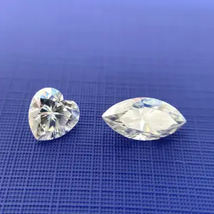 Flawless D VVS synthetic moissanite diamond marquise cut 1ct 2ct 3ct 5ct loose moissanite