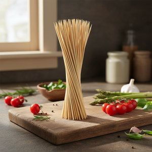 Ventes en gros d'accessoires <span class=keywords><strong>de</strong></span> <span class=keywords><strong>barbecue</strong></span> en bambou pour la cuisine en plein air et en intérieur, brochettes <span class=keywords><strong>de</strong></span> <span class=keywords><strong>barbecue</strong></span>, outils <span class=keywords><strong>de</strong></span> cuisine, sans danger pour les aliments - Product Image 3